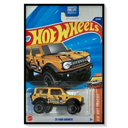 2025 Hot Wheels Mainline '21 Ford Bronco #20/#250