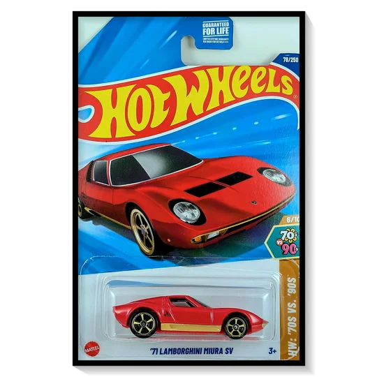 2025 Hot Wheels Mainline '71 Lamborghini Miura SV #78/#250