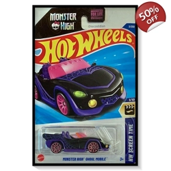 2025 Hot Wheels Mainline Monster High Ghoul Mobile #3/#250
