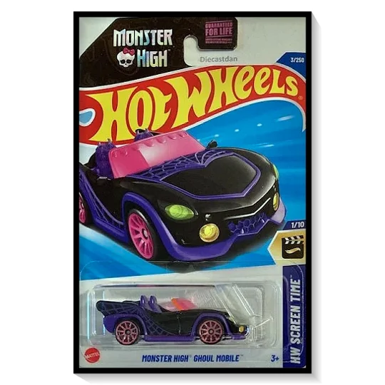 2025 Hot Wheels Mainline Monster High Ghoul Mobile #3/#250