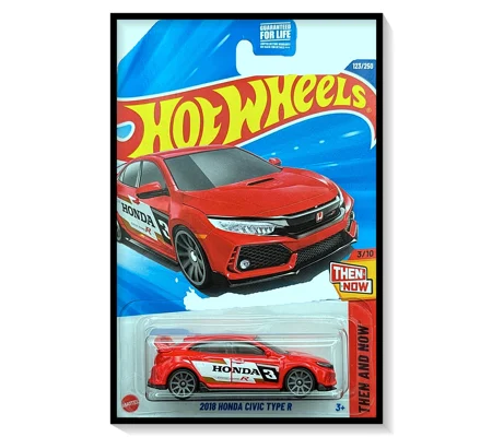 2025 Hot Wheels Mainline 2018 Honda Civic Type R #123/#250