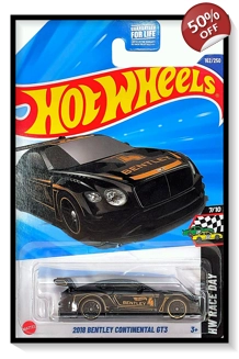 2025 Hot Wheels Mainline 2018 Bentley Continental GT3 #162/#250