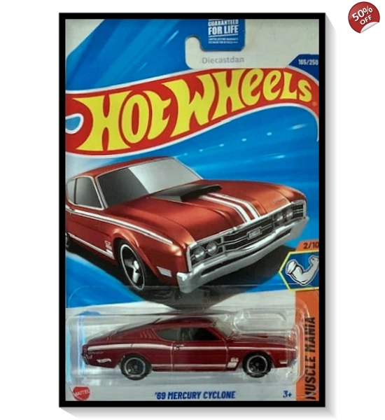 2025 Hot Wheels Mainline '69 Mercury Cyclone #165/#250