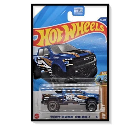 2025 Hot Wheels Mainline '19 Chevy Silverado Trail Boss LT #152/#250