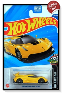 2025 Hot Wheels Mainline 2020 Koenigsegg Jesko #125/#250
