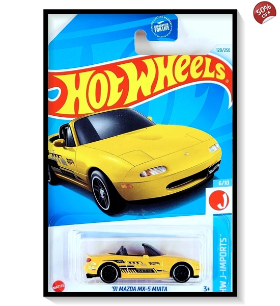 2024 Hot Wheels Mainline '91 Mazda MX-5 Miata #120/#250