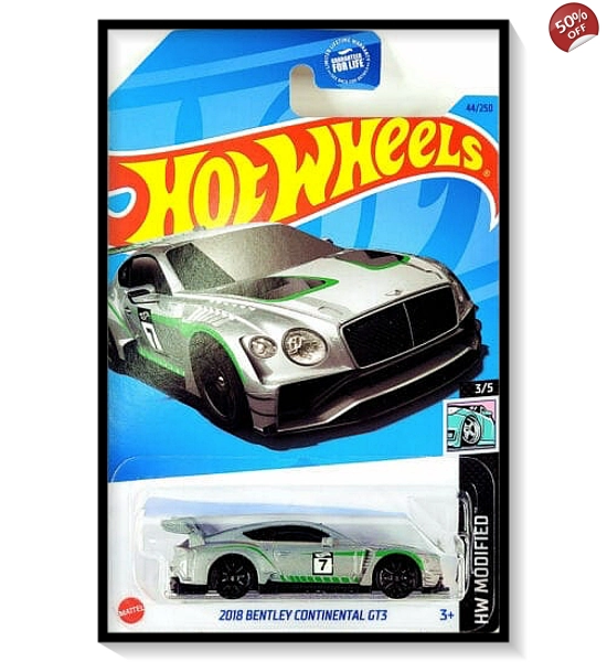 2023 Hot Wheels Mainline 2018 Bentley Continental GT3 #44/$250