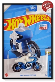 2024 Hot Wheels Mainline 1966 Triumph Tiger 100 #190/#250