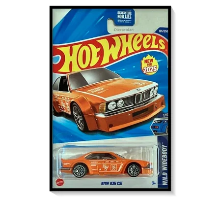 2025 Hot Wheels Mainline BMW 635 CSi [Orange] #185/#250