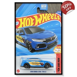 2025 Hot Wheels Mainline 2018 Honda Civic Type R [Blue] #1..