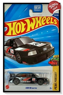 2025 Hot Wheels Mainline Audi 90 Quattro [Black] #199/#250