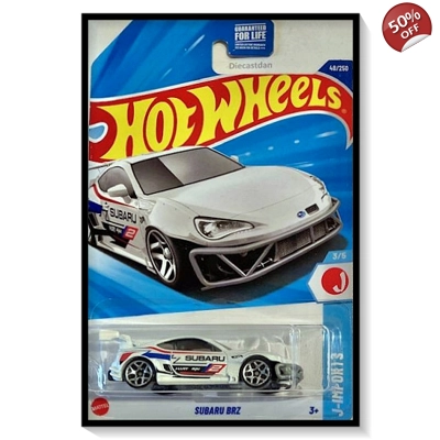 2025 Hot Wheels Mainline Subaru BRZ [White] #48/#250