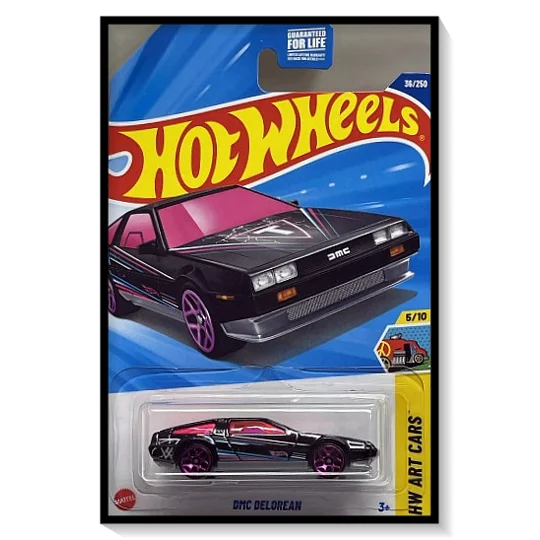 2025 Hot Wheels Mainline DMC Delorean [Black] #36/#250