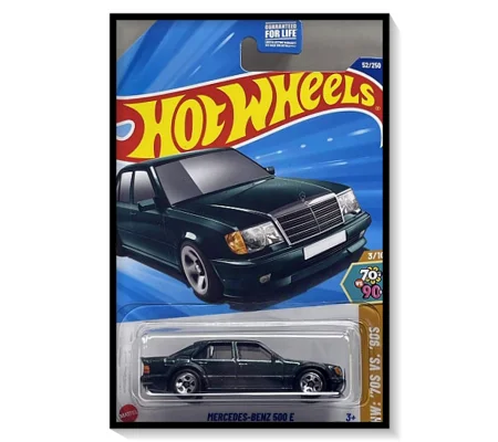 2025 Hot Wheels Mainline Mercedes-Benz 500 E [Metalflake Forest Green] #52/#250