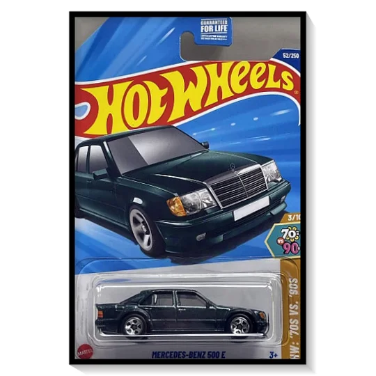 2025 Hot Wheels Mainline Mercedes-Benz 500 E [Metalflake Forest Green] #52/#250