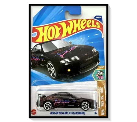 2025 Hot Wheels Mainline Nissan Skyline GT-R (BCNR33) (Black) #144/#250