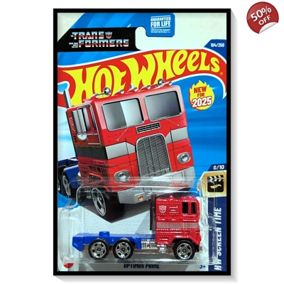 2025 Hot Wheels Mainline Optimus Prime #104/#250
