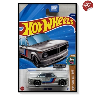 2025 Hot Wheels Mainline BMW 2002 [ZAMAC] #77/#250
