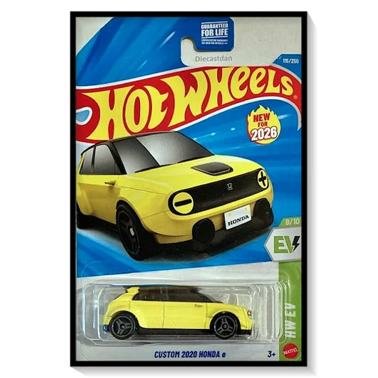 2026 Hot Wheels Mainline Custom 2020 Honda E #115/#250