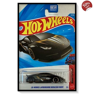 2026 Hot Wheels Mainline LB-Works Lamborghini Huracán Coupé #91/#250