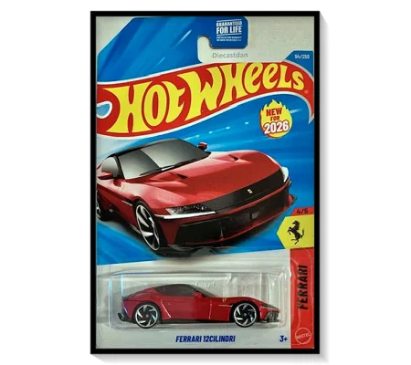 2026 Hot Wheels Mainline Ferrari 12Cilindri #94/#250
