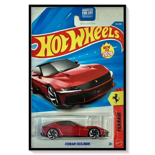 2026 Hot Wheels Mainline Ferrari 12Cilindri #94/#250