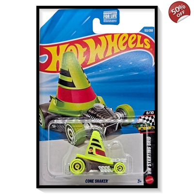 2026 Hot Wheels Mainline Cone Shaker [Treasure Hunt] #122/#250