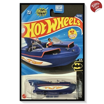 2025 Hot Wheerls Mainline 1966 Bat Boat #232/#250