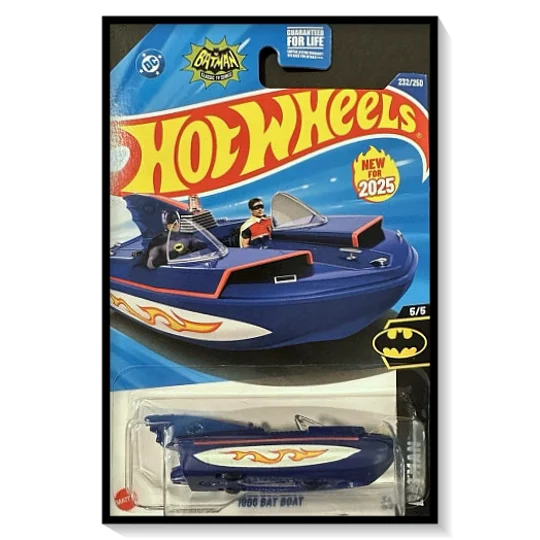 2025 Hot Wheerls Mainline 1966 Bat Boat #232/#250