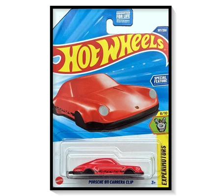 2025 Hot Wheels Mainline Porsche 911 Carrera Clip #187/#250