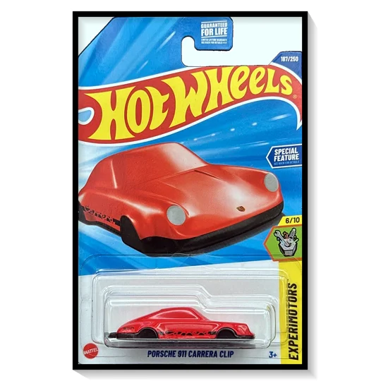 2025 Hot Wheels Mainline Porsche 911 Carrera Clip #187/#250