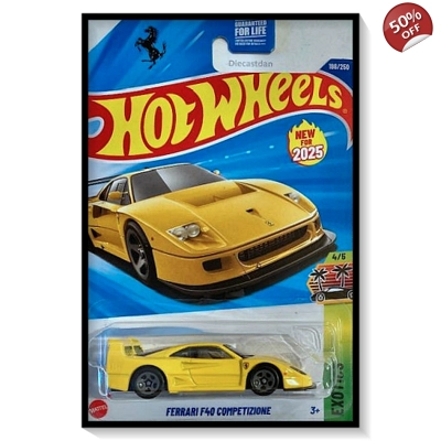 2025 Hot Wheels Mainline Ferrari F40 Competizione #198/#250