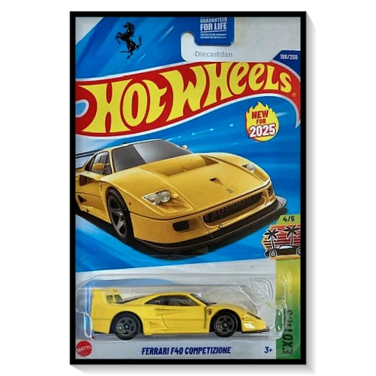 2025 Hot Wheels Mainline Ferrari F40 Competizione #198/#250