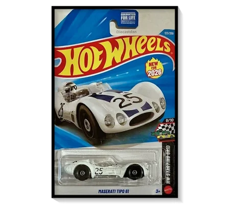 2026 Hot Wheels Mainline Maserati Tipo 61 #123/#250