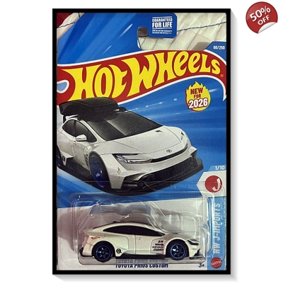2026 Hot Wheels Mainline Toyota Prius Custom [Without Roofbox] #60/#250