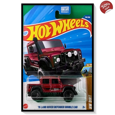 2025 Hot Wheels Mainline '15 Land Rover Defender Double Cab #179/#250
