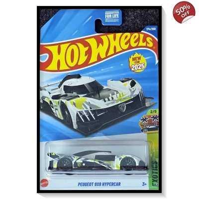 2025 Hot Wheels Mainline Peugeot 9X8 Hypercar #174/#250