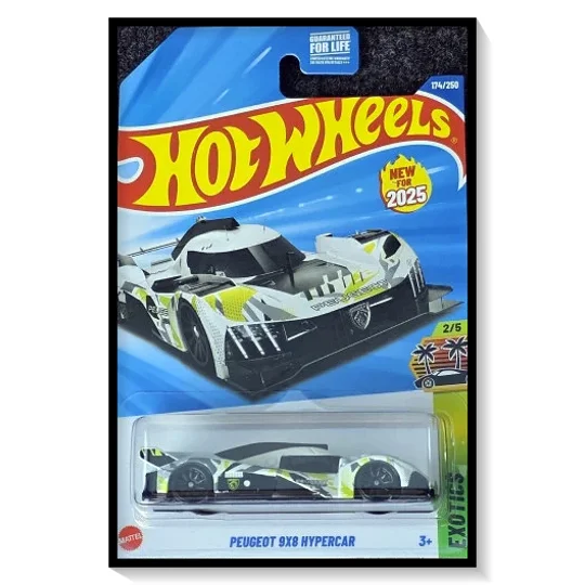2025 Hot Wheels Mainline Peugeot 9X8 Hypercar #174/#250