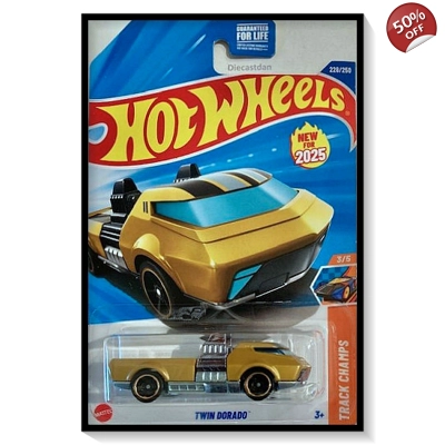 2025 Hot Wheels Mainline Twin Dorado #228/#250