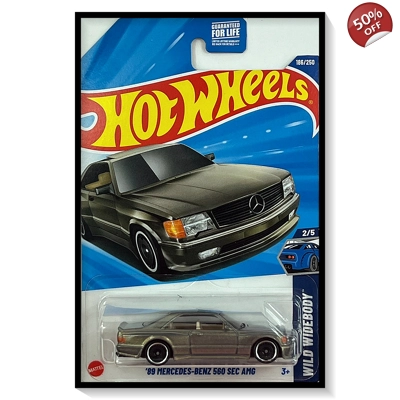 2025 Hot Wheels Mainline '89 Mercedes-Benz 560 SEC AMG [Champagne] #186/#250