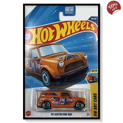 2025 Hot Wheels Mainline '67 Austin Mini Van #169/#250