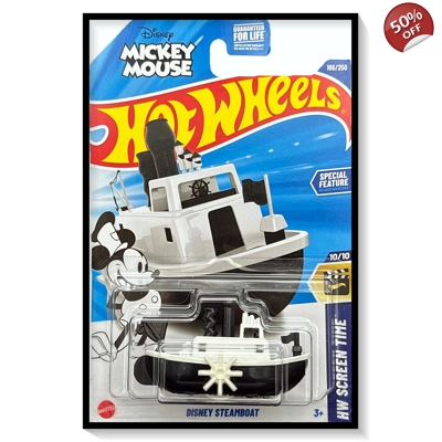 2025 Hot Wheels Mainline Disney Steamboat #166/#250