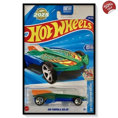 2025 Hot Wheels Mainline HW Formula Solar #126/#250