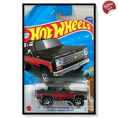2025 Hot Wheels Mainline '75 Chevy Blazer Custom [Black] #115/#250