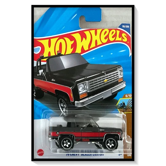 2025 Hot Wheels Mainline '75 Chevy Blazer Custom [Black] #115/#250