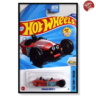 2025 Hot wheels Mainline Morgan Super 3 [Orange] #15/#250