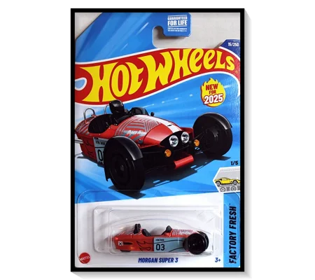 2025 Hot wheels Mainline Morgan Super 3 [Orange] #15/#250