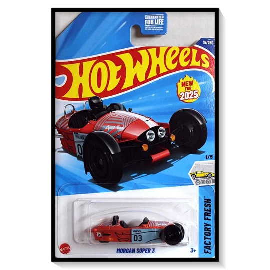 2025 Hot wheels Mainline Morgan Super 3 [Orange] #15/#250