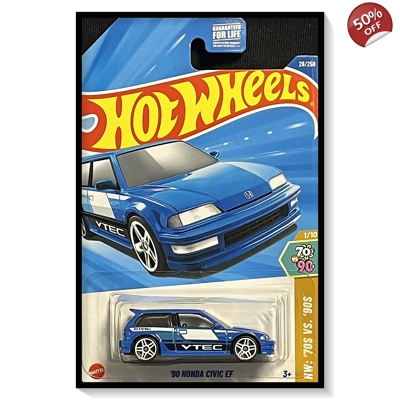 2025 Hot Wheels Mainline '90 Honda Civic EF #28/#250
