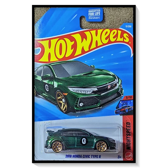 2026 Hot Wheels Mainline 2018 Honda Civic Type R [Green] #11/#250